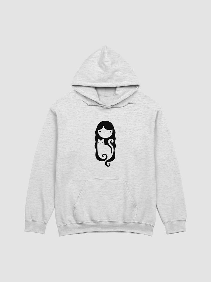 Girl And Cat Silhouette Hoodie product image (4)