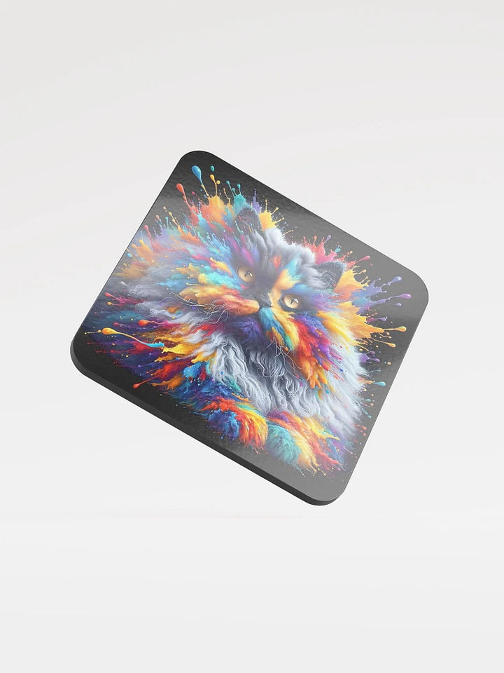 Glossed Cork Coaster: Selkirk Rex product image (1)