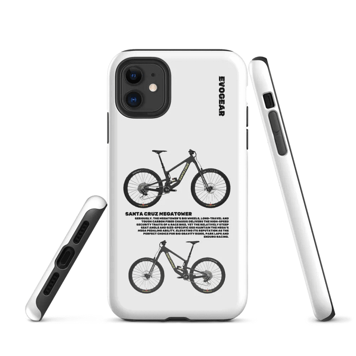 White Megatower iPhone Case product image (1)