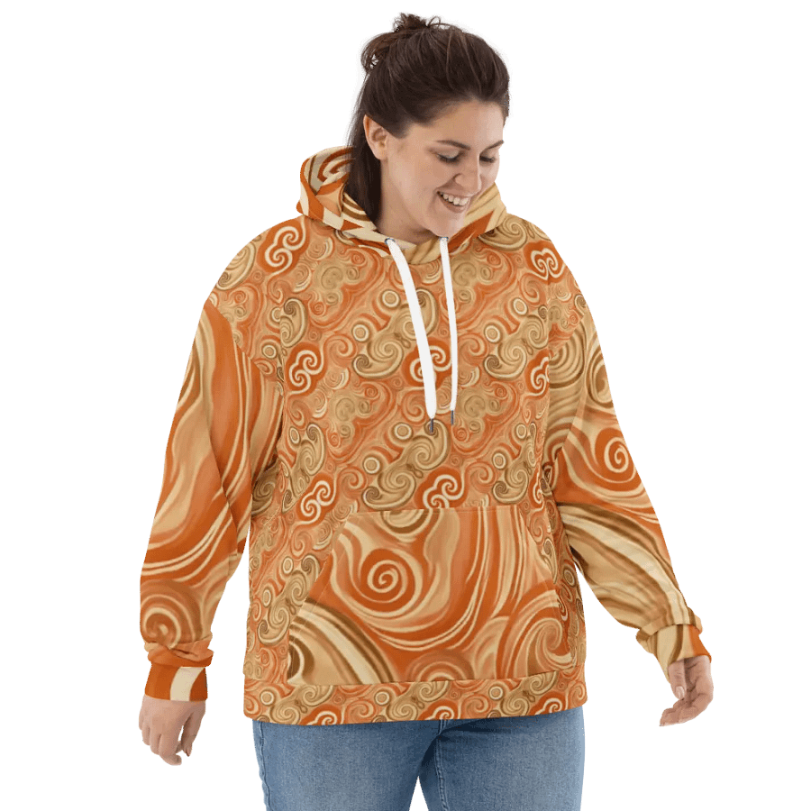 Funky Latte Liquid Tie-Dye Hoodie product image (9)