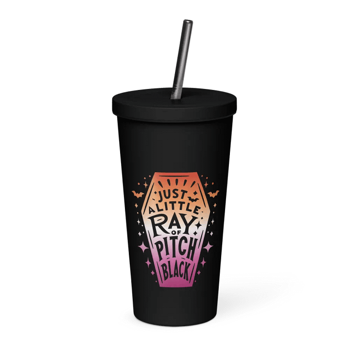 Little Ray Lesbian Flag Insulated Tumbler product image (1)
