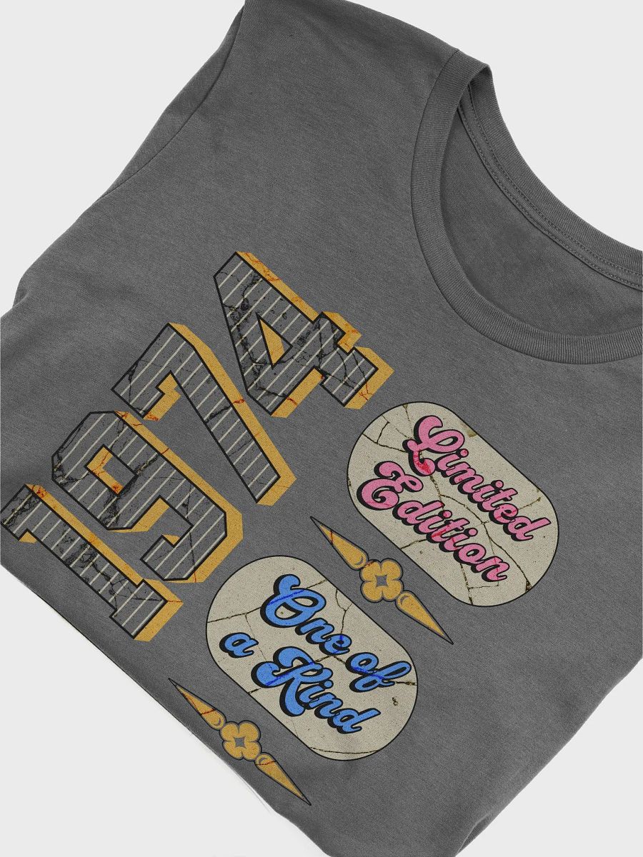Limited Edition 1974 Typographic T-Shirt product image (3)
