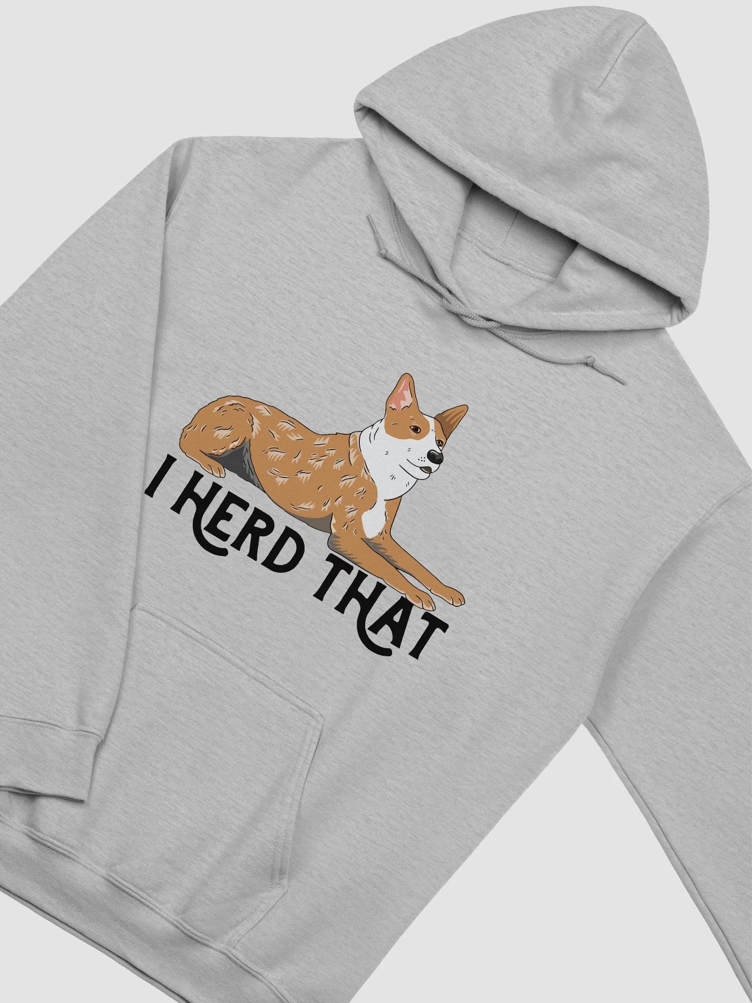 I Herd That Red Heeler 2 Hoodie | Hooded Sweatshirt for Australian Cattle Dog (Red Heeler) Owners product image (26)