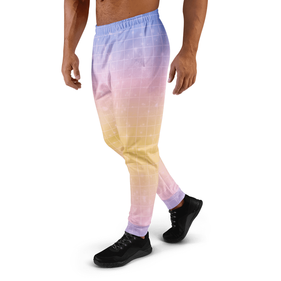 ImaginaryStory Grid Gradient Cozy Joggers product image (1)