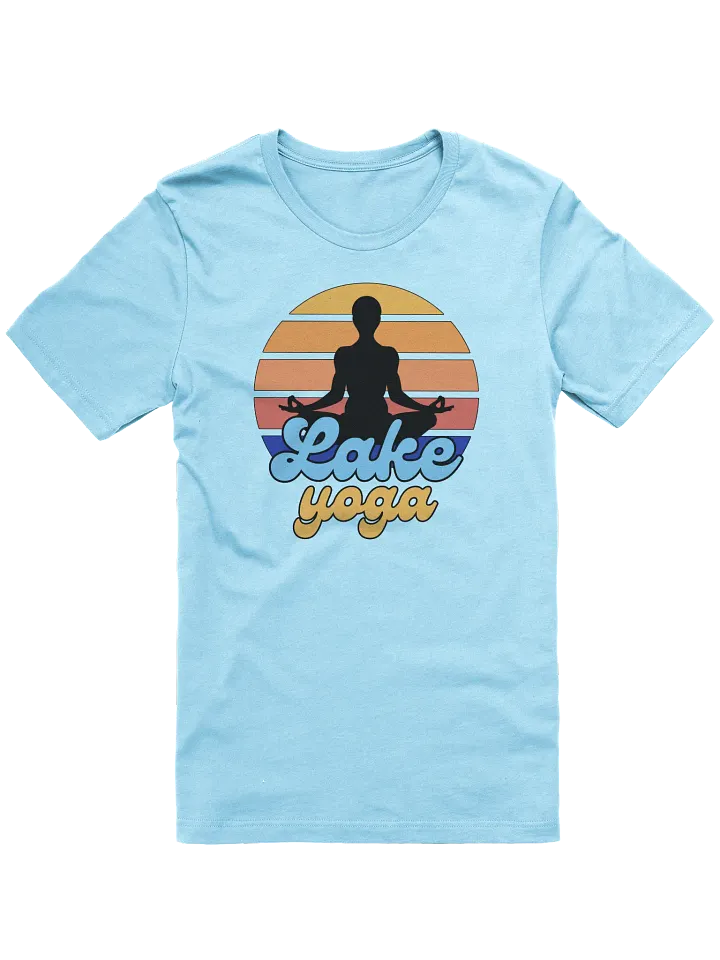 Lake Yoga Retro Sunset T-Shirt product image (1)