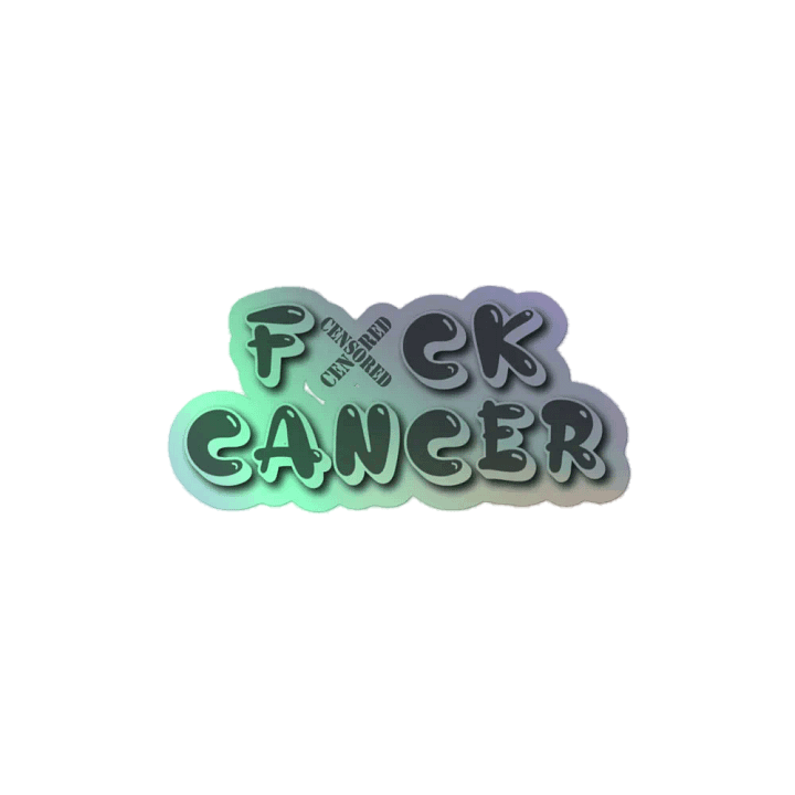 FXCK Cancer Sticker product image (2)