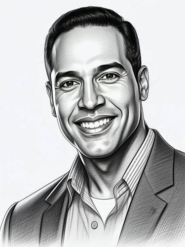 😀🤳 My phone offered to make me into a sketch and I said 