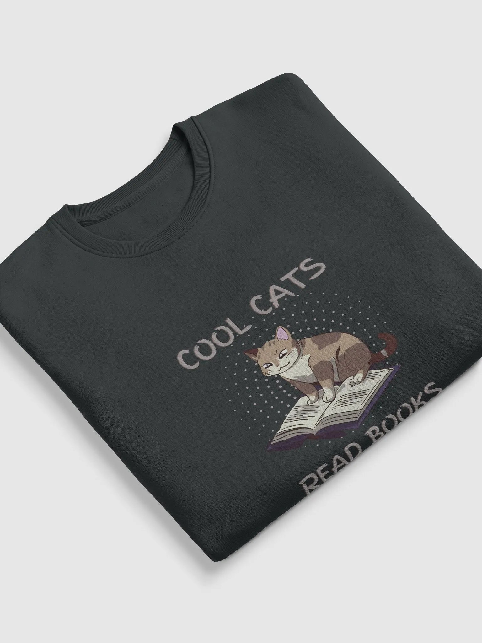 Cool Cats Read Books Unisex Sweatshirt product image (13)