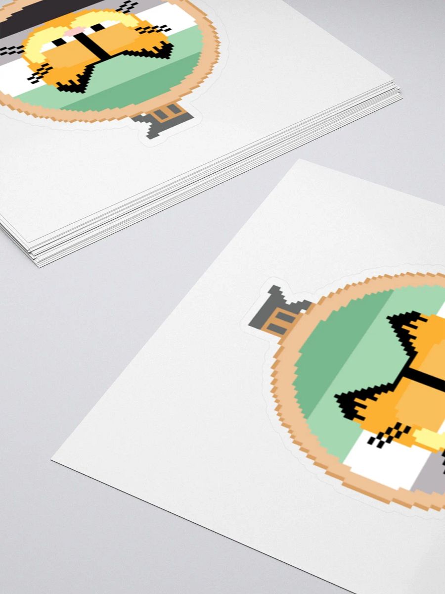 Garfield cross stitch sticker (aromantic) product image (4)
