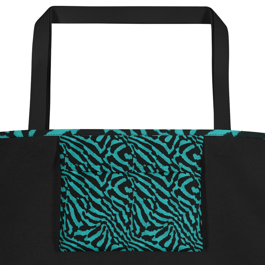 Teal Zebra Bag product image (2)