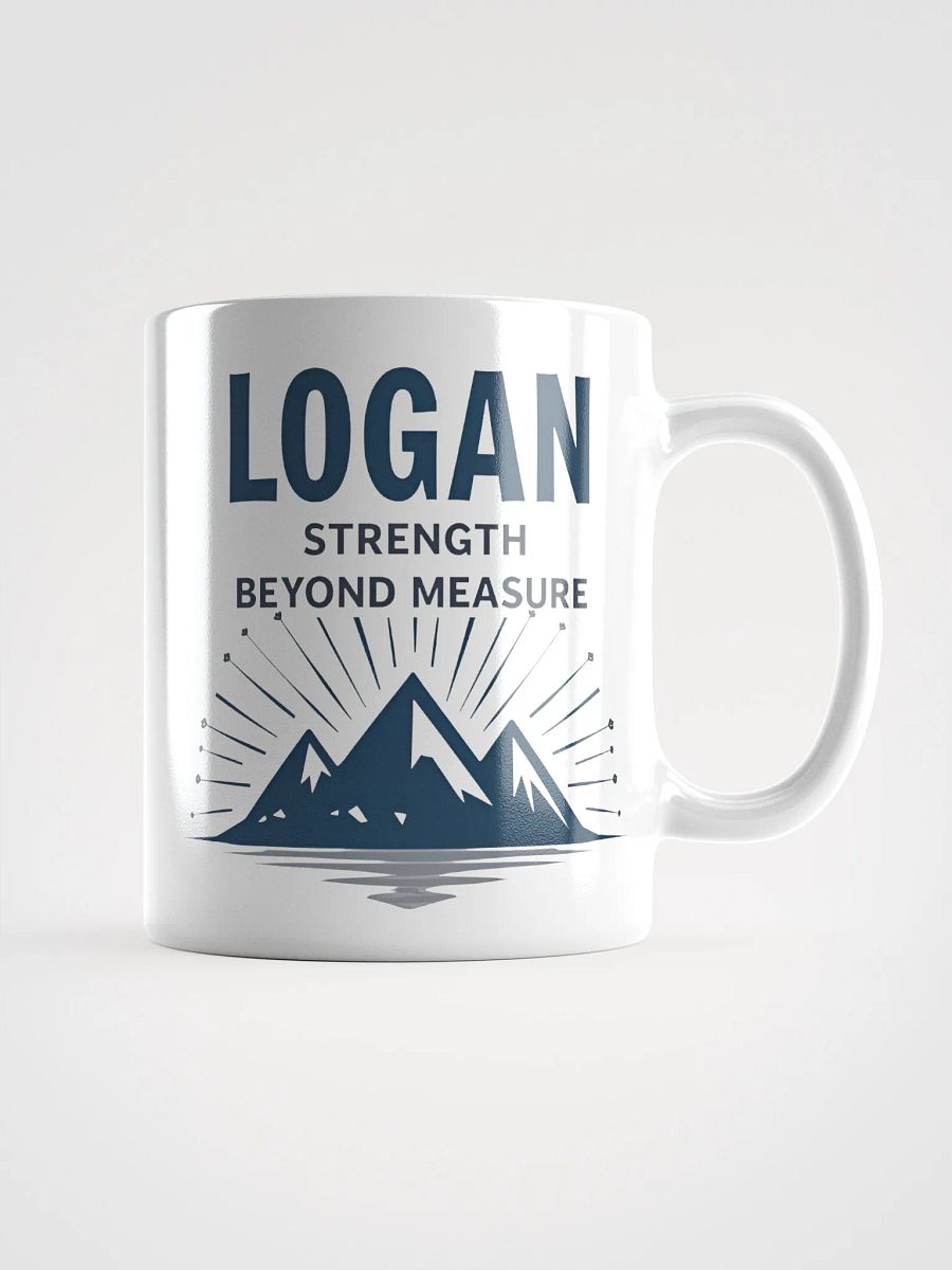 Logan Personalized Mug – Strength Beyond Measure | Custom Gift for Him product image (1)