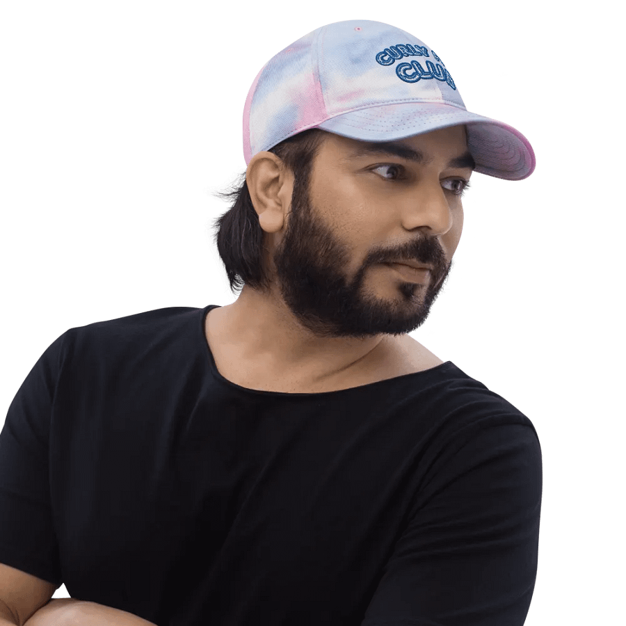 CURLY FRY CLUB tie-dye dad hat product image (4)