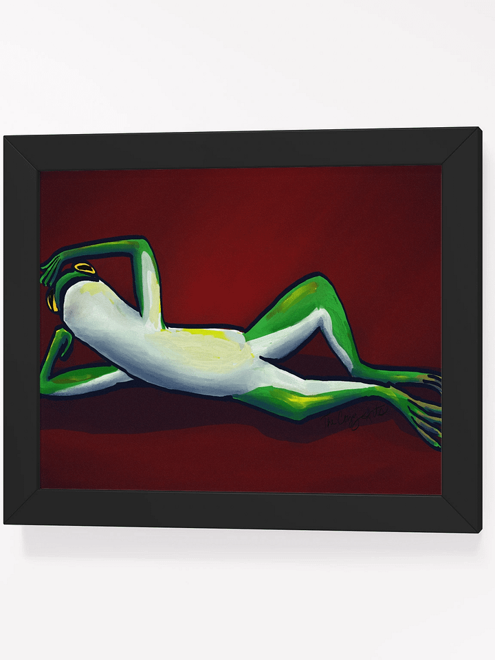 Reclining Frog - Framed product image (2)