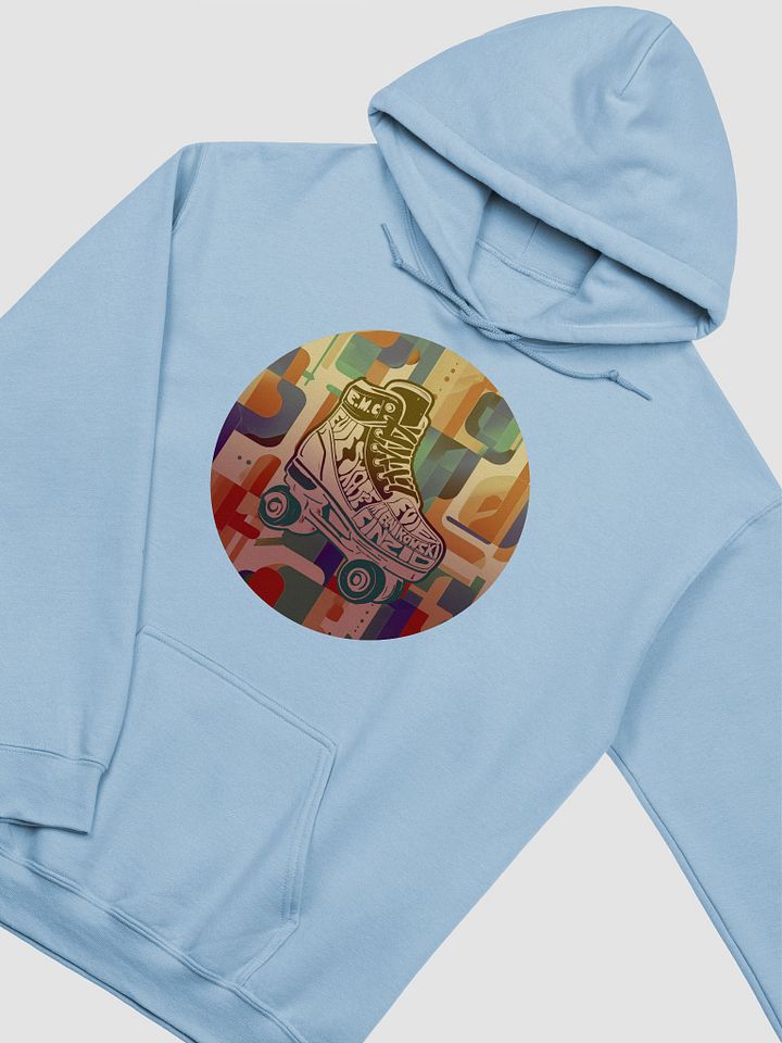Evie Skates Jumbled Streets Hoodie Sky Blue product image (1)