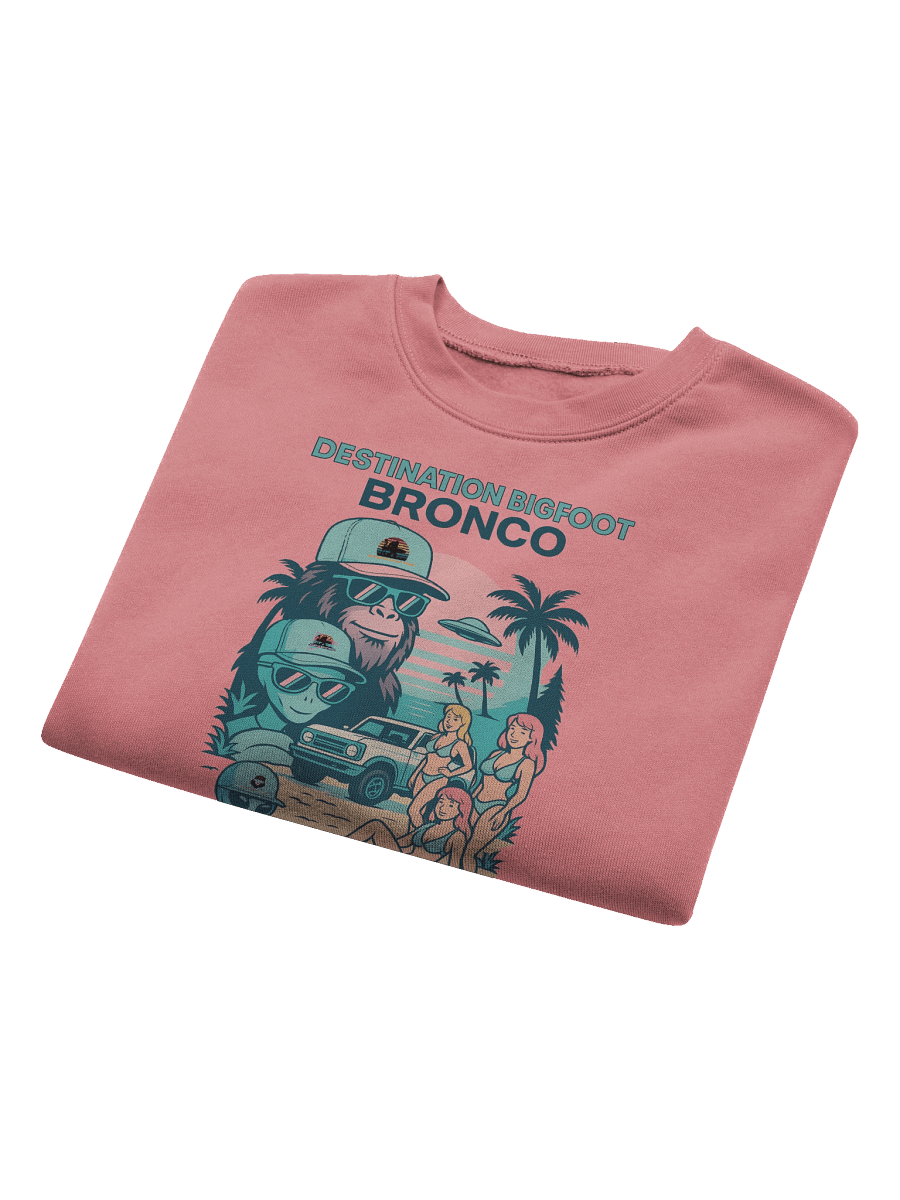 Destination Bigfoot Bronco Best Friend's Bella+Canvas Women's Fleece Crop Sweatshirt (Multiple Colors Available) product image (23)
