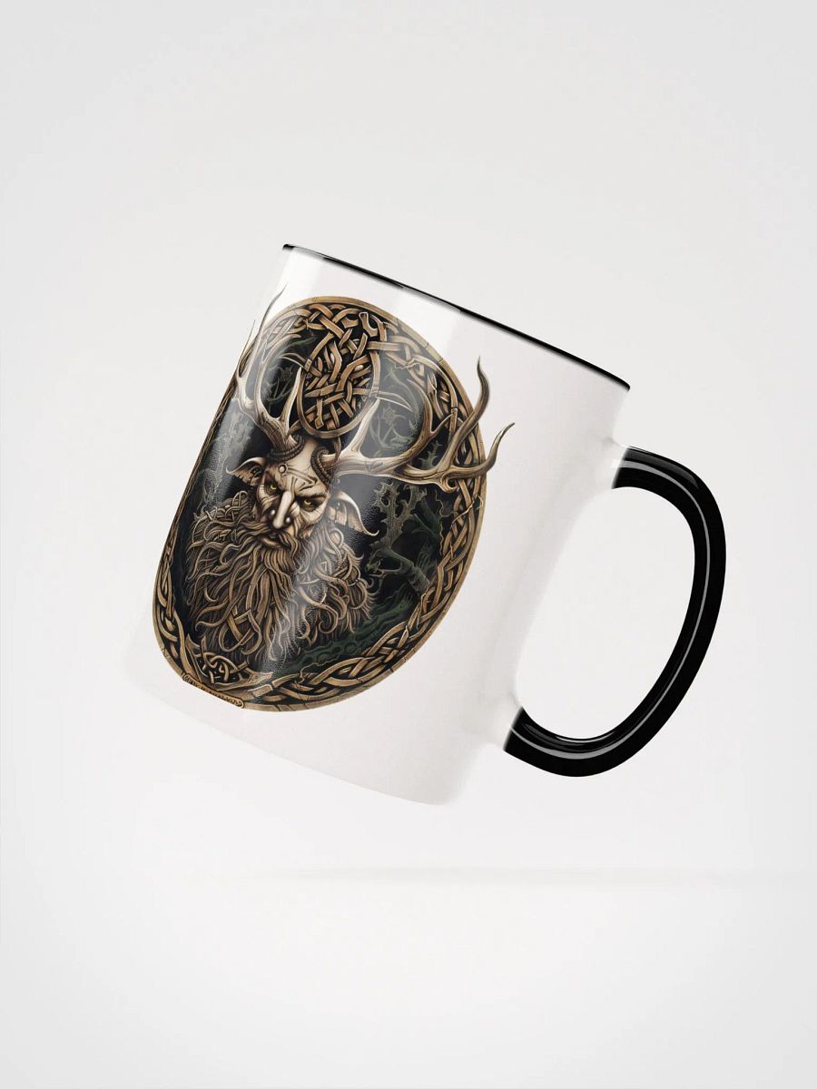 Cernunnos - The Celtic Horned God Ceramic Mug with Black Color Inside product image (2)