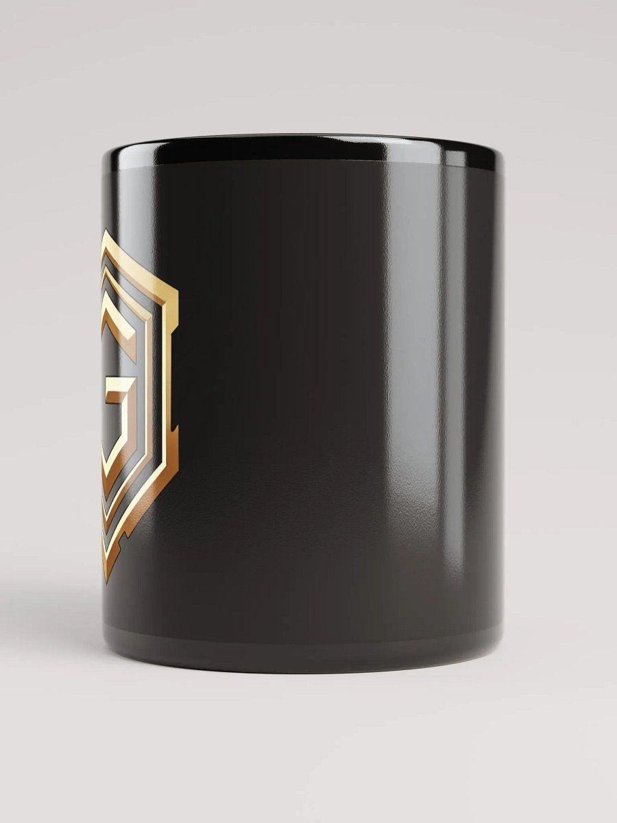 Goldovator Schwarze Glossy Tasse (Einseitig bedruckt) product image (10)