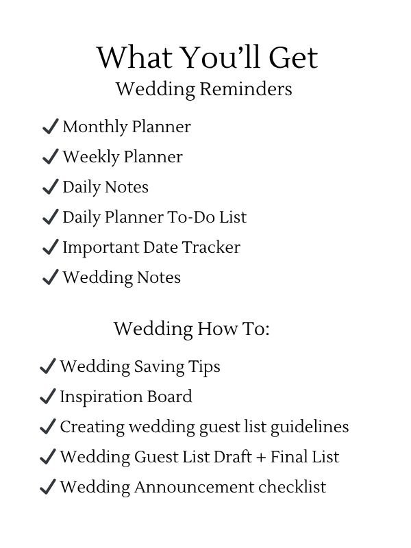 Ultimate Wedding Planner Canva Editable product image (5)