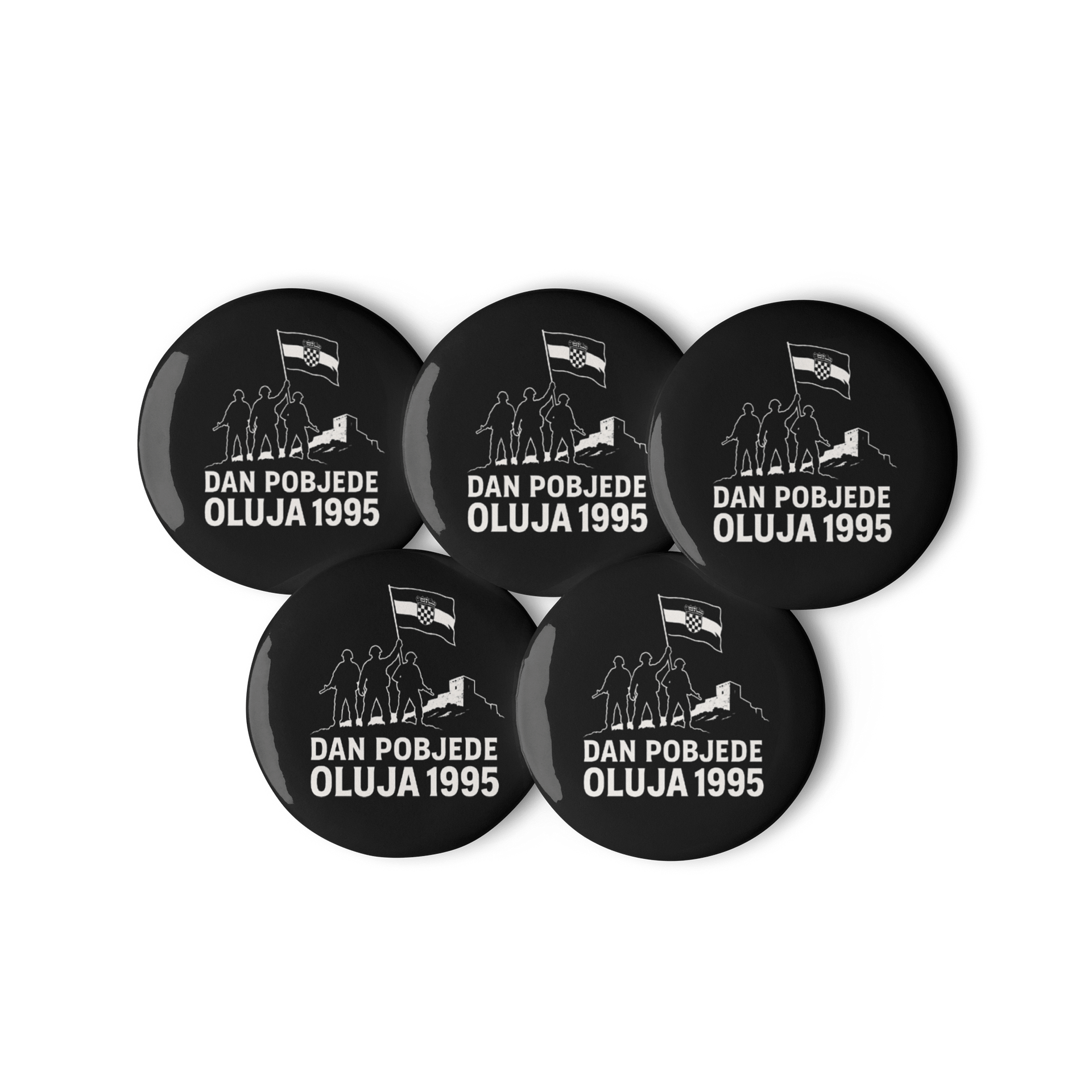 DAN POBJEDE -OLUJA 1995 ; KOMPLET 5 BEDŽEVA product image (3)