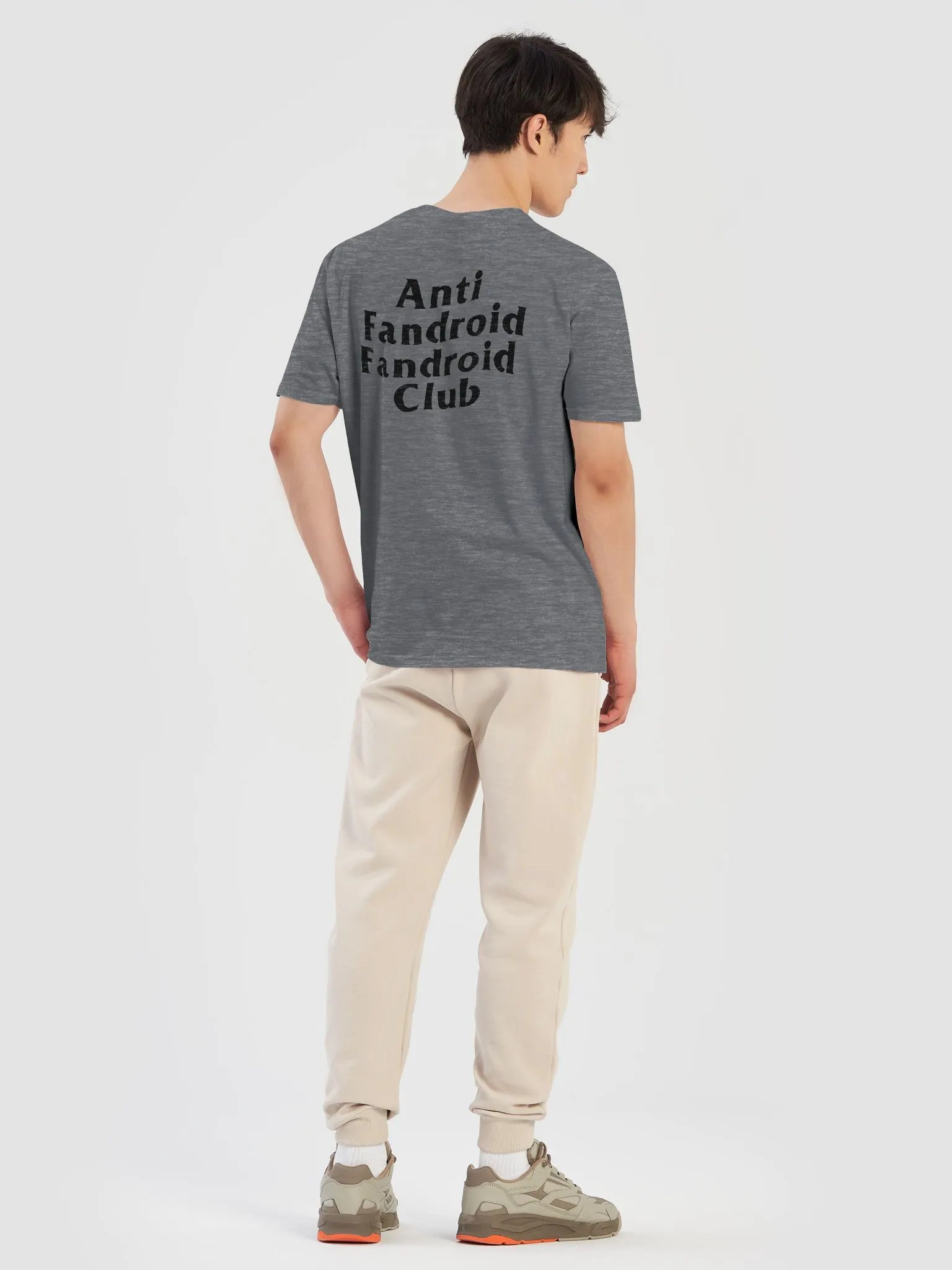 😡anti fandroid fandroid club parody shirt white🚫 product image (22)