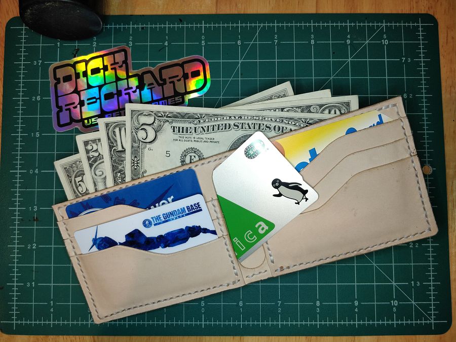 Navy Blue Billfold Wallet V4.0 0B product image (6)