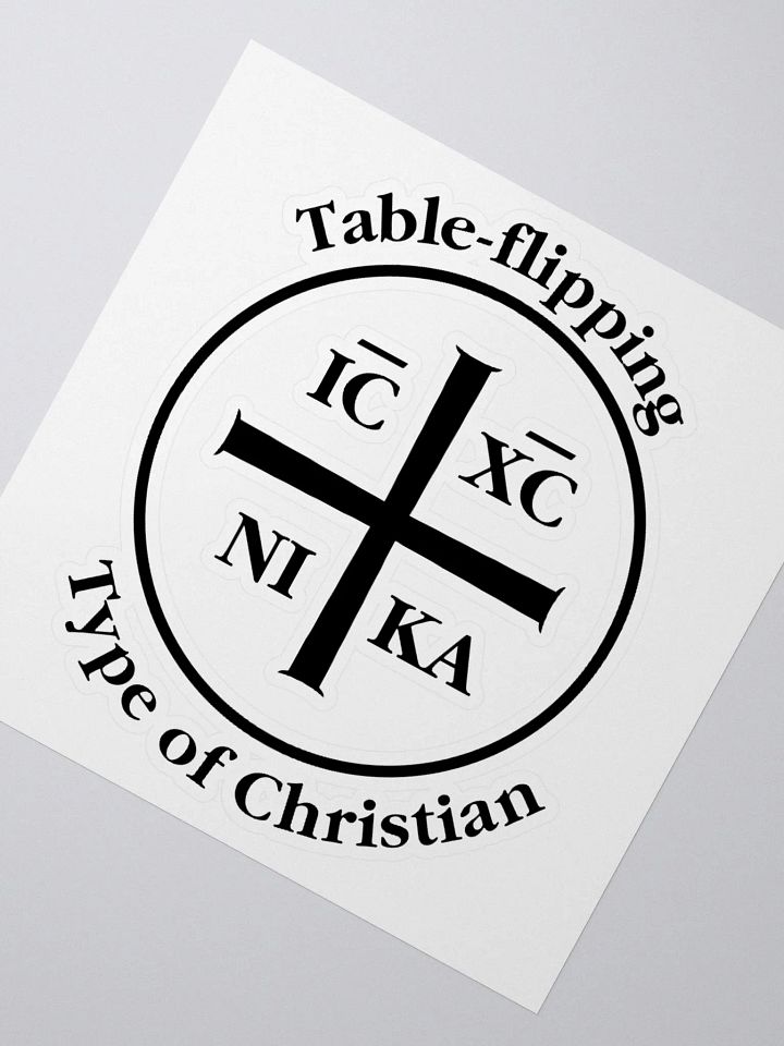 Table Flipper Sticker (Black) product image (4)