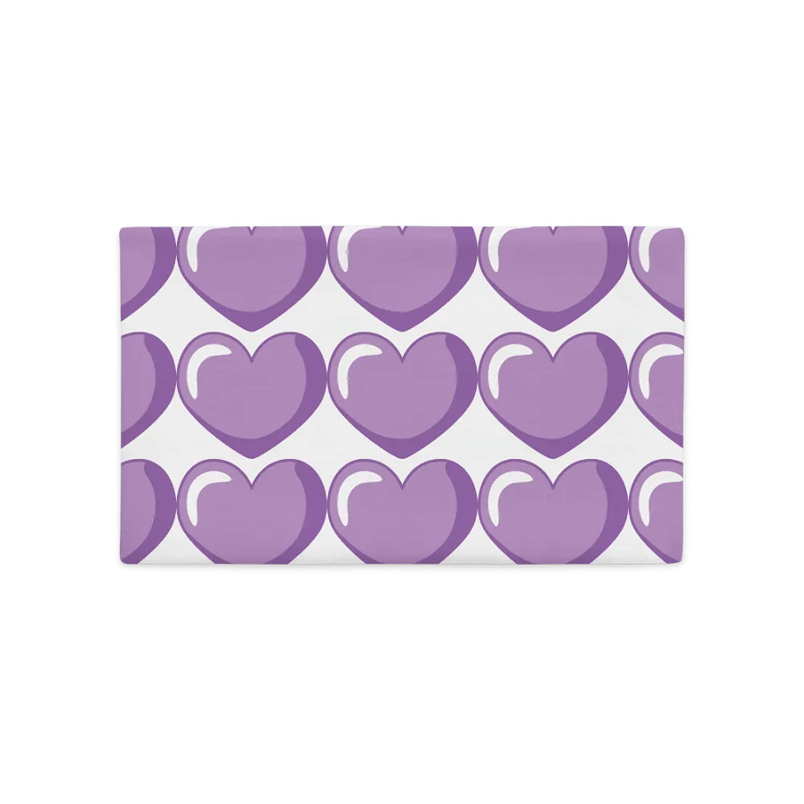 Glossy Hearts Premium Pillow Case product image (2)