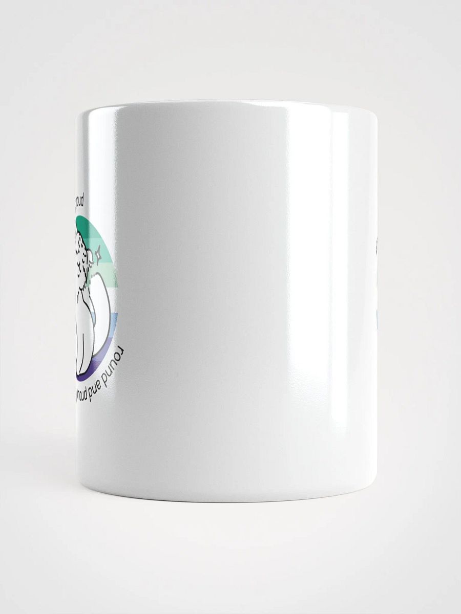 Round and Proud Manul Gay MLM Version - White Mug product image (14)