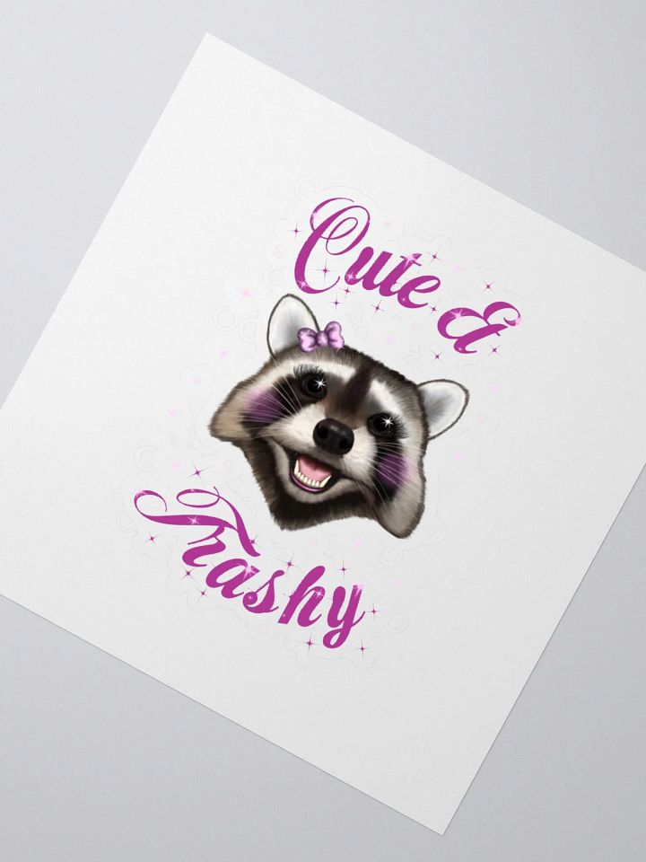 Cute & Trashy Sticker product image (6)