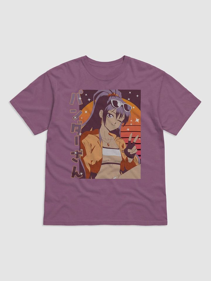 Pander-San Heavyweight T-shirt (Plum, Black, Orange, Lavender) product image (1)