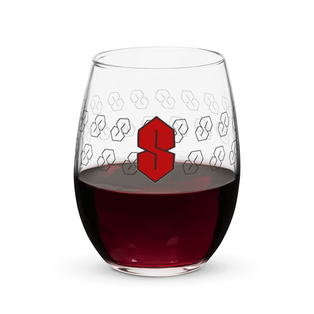 S Logo Stemless Wine Glass product image (5)