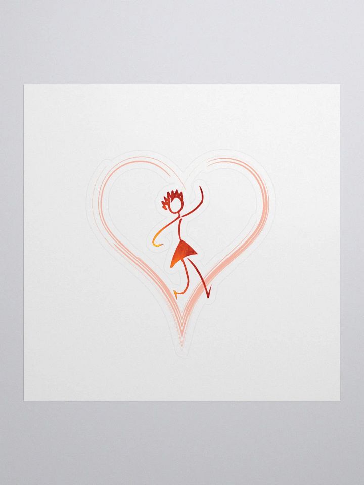 Heartfelt Dancer Kiss Cut Stickers product image (2)