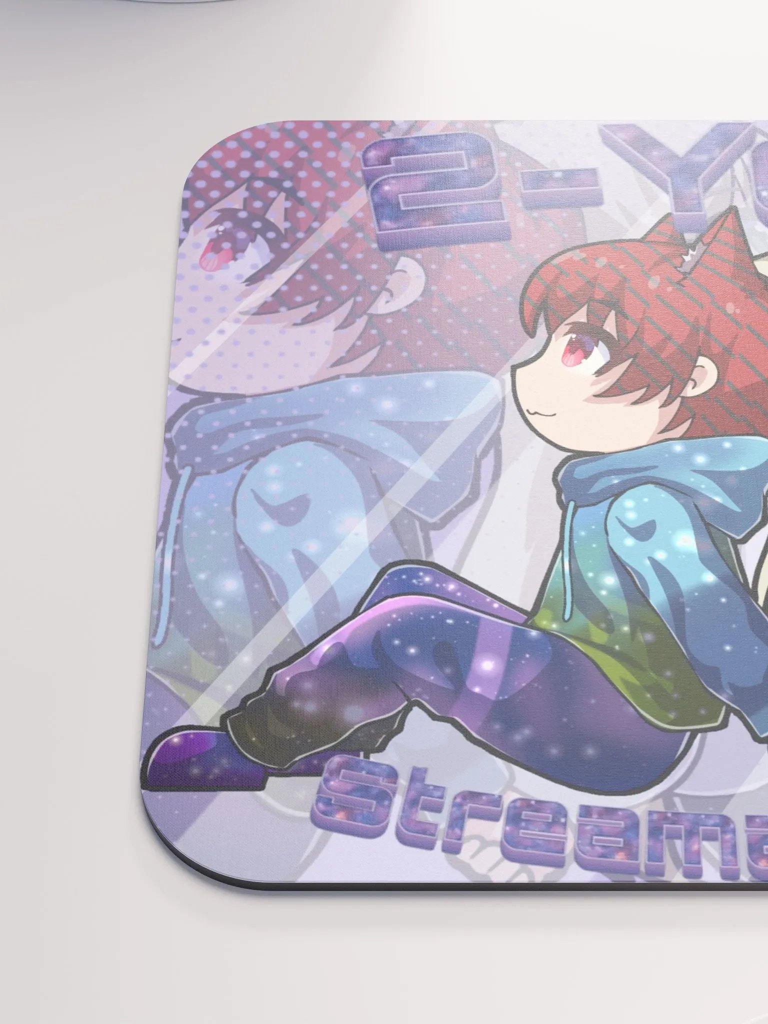 Cyn & Tanya - 2-Year Streamaversary Mouse Pad product image (6)