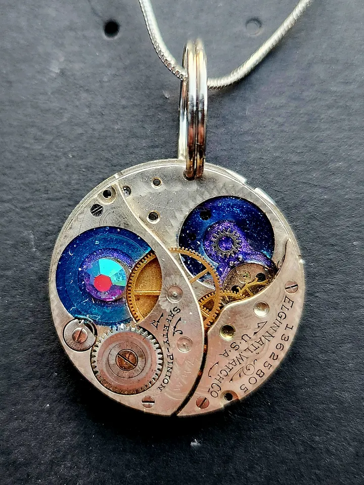 Small Whimsical Watch Necklace product image (1)