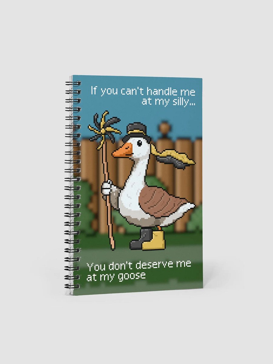 You Can't Handle the Goose - Pixel Art Notepad product image (2)