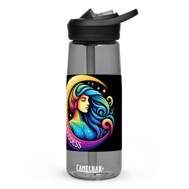 Celestial Crescent Moon Sports Water Bottle product image (1)