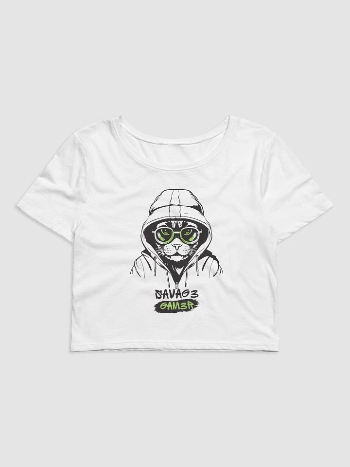 Neon Cyber Savag3 Crop Tee product image (1)
