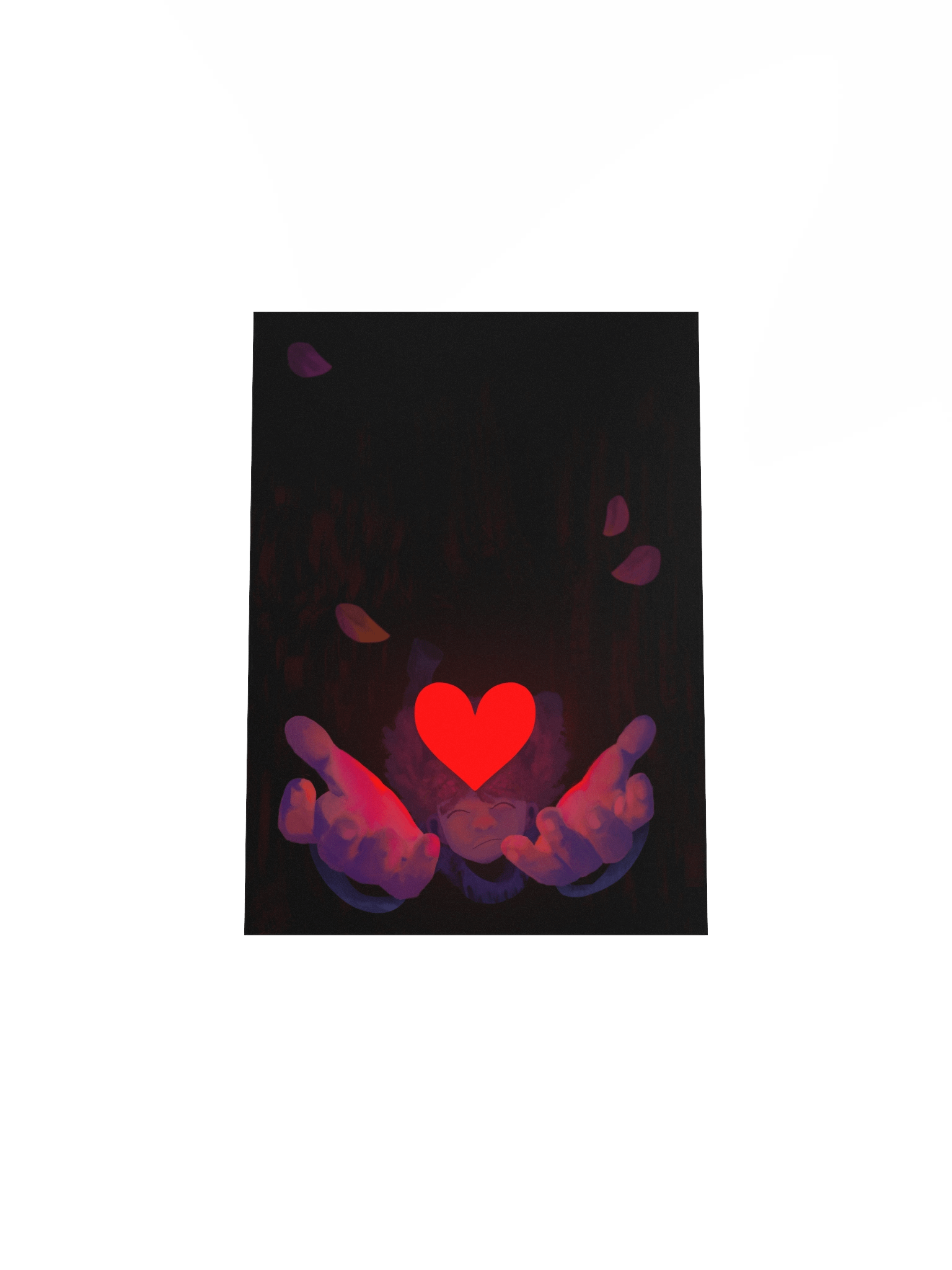 Falling- Sonic the Hedgehog - Cori Art Print product image (8)