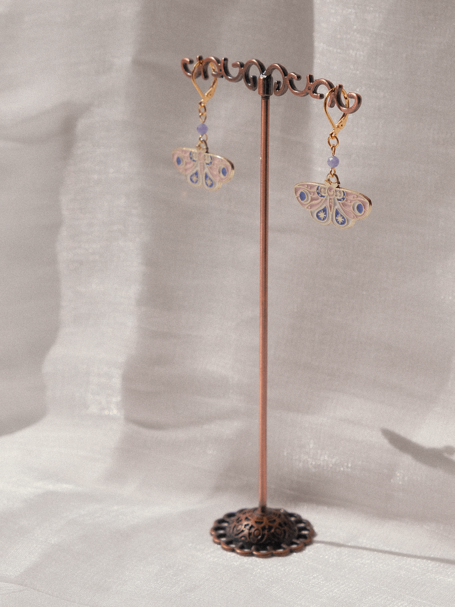 Summer solstice - Kunzite & tanzanite earrings product image (4)