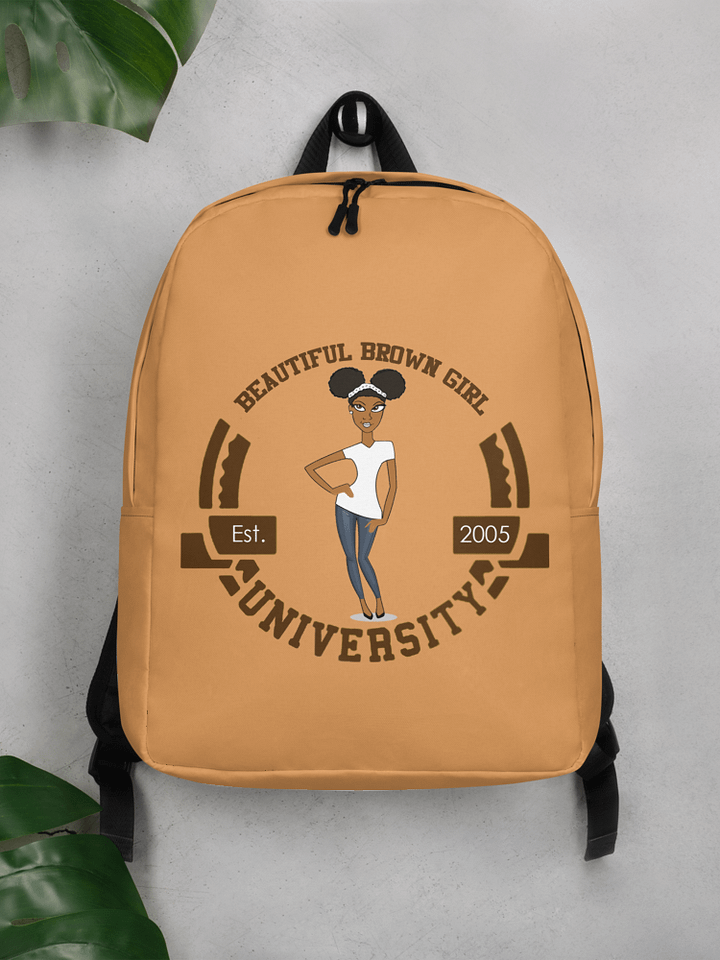 Beautiful Brown Girl University Backpack product image (1)