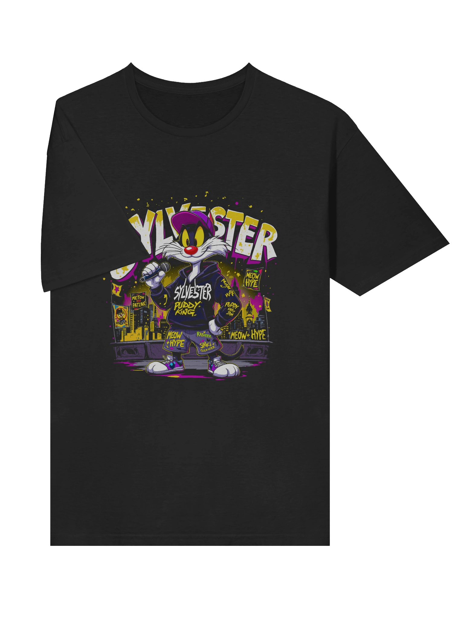 Sylvester Graffiti Hoodie Tee product image (5)