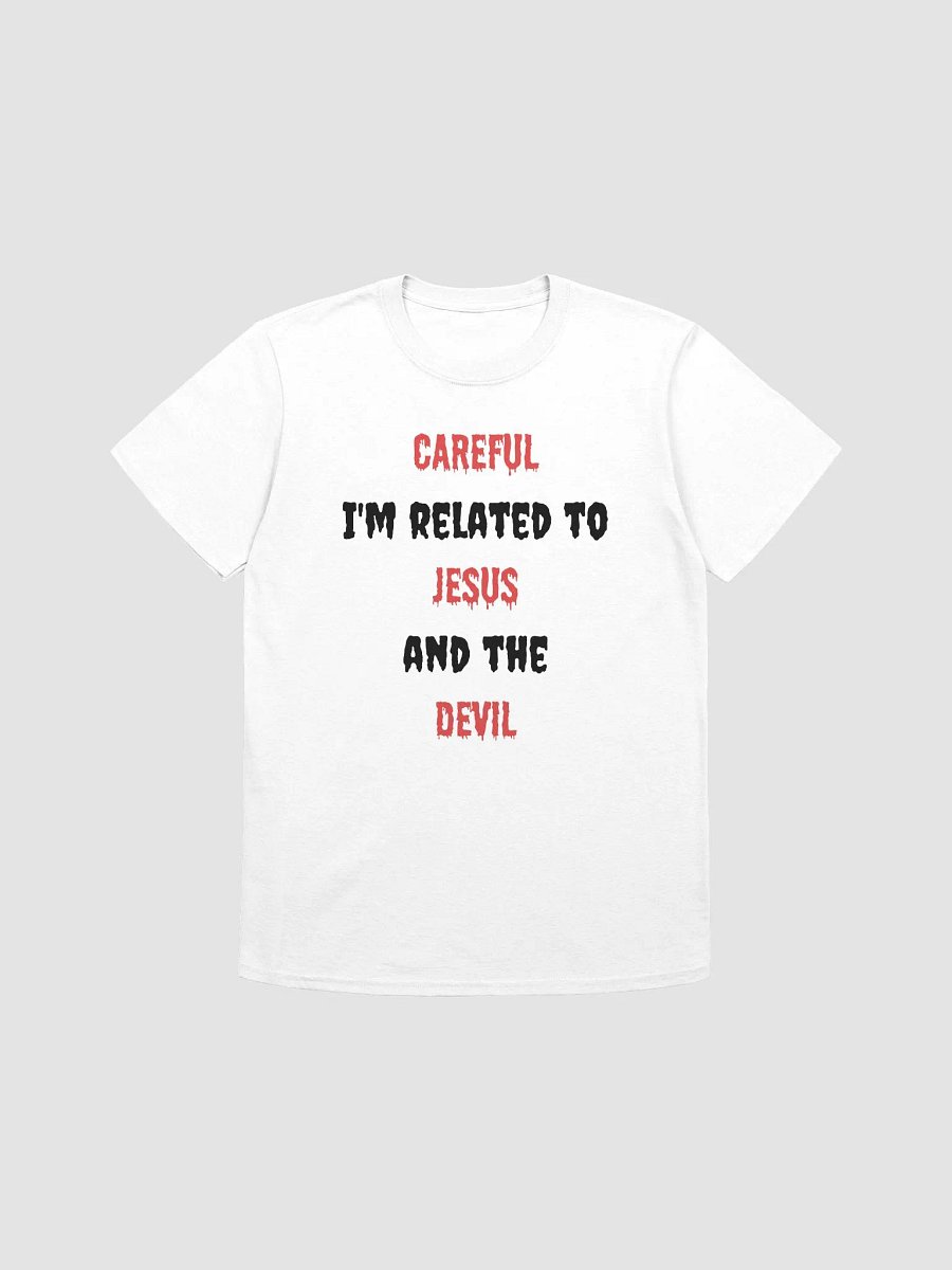Related to Jesus and the Devil Unisex Softstyle T-Shirt product image (4)