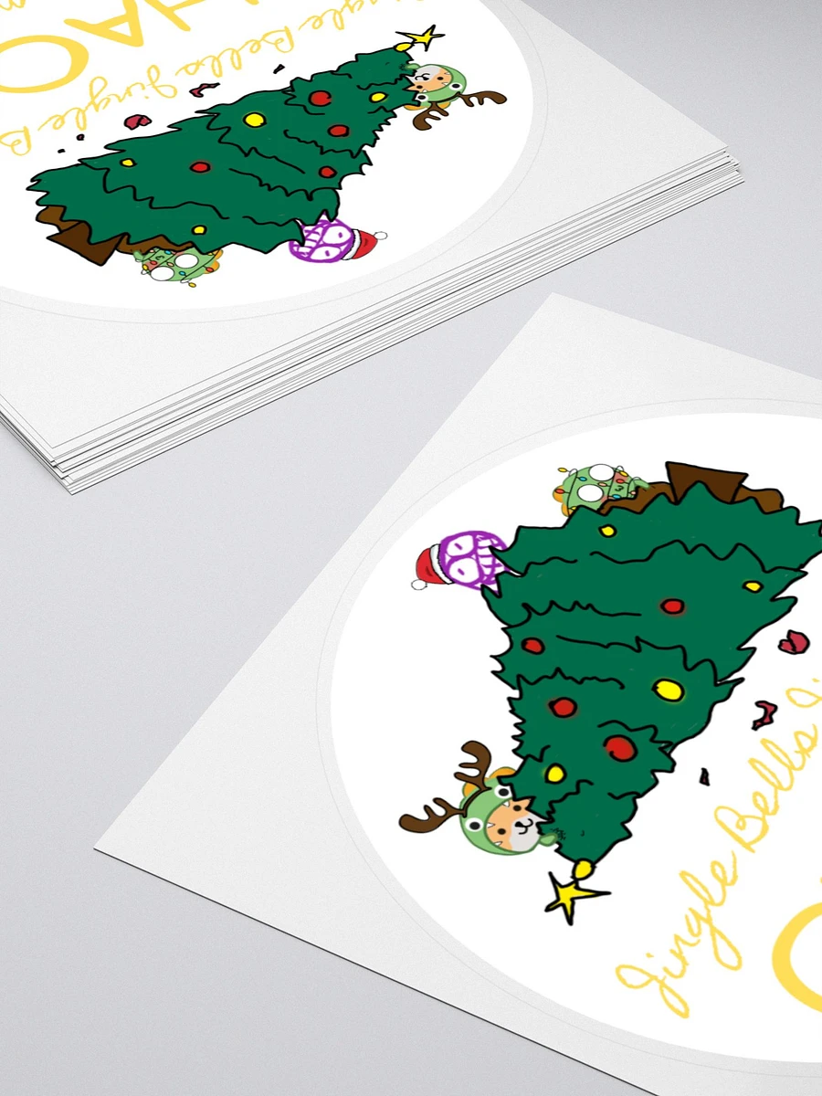Dino Holiday Chaos Sticker product image (4)