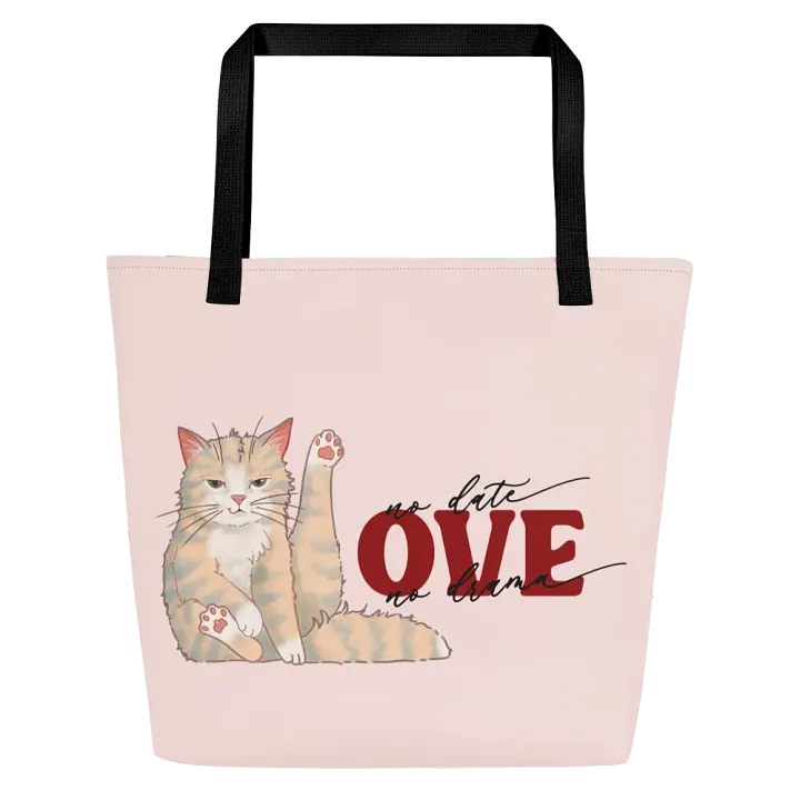 Cat Date Night - Tote Bag with Pocket product image (1)