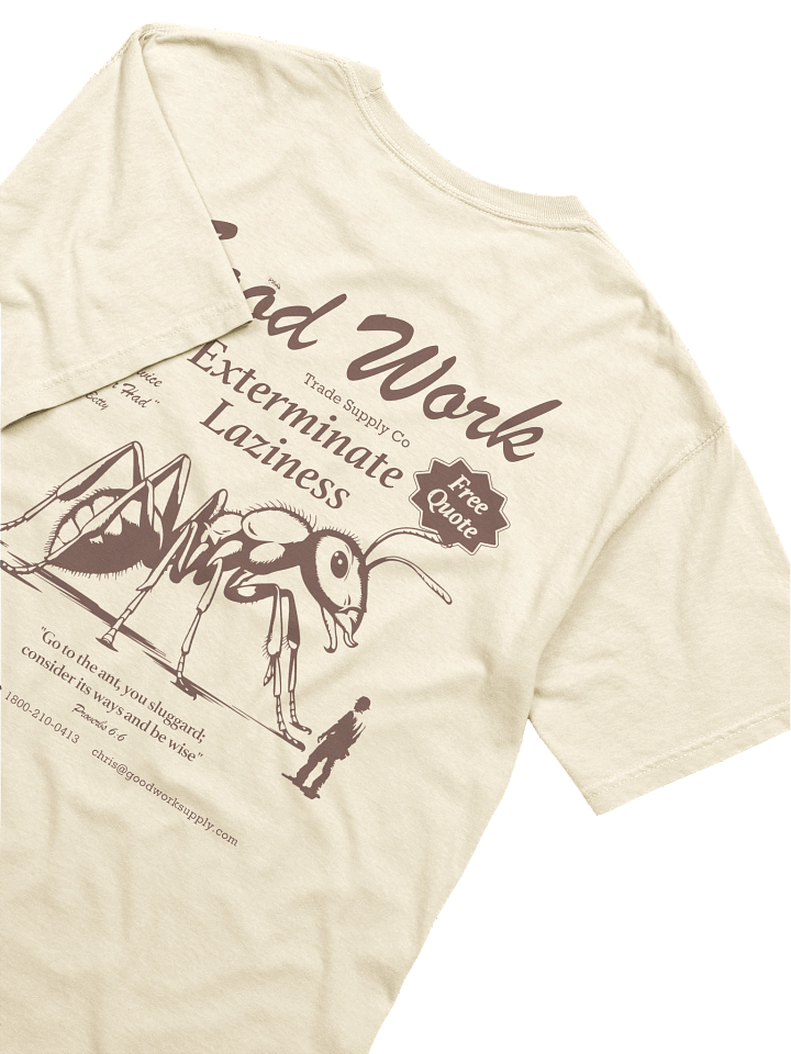 Exterminator Ant Tee (Cream) product image (1)