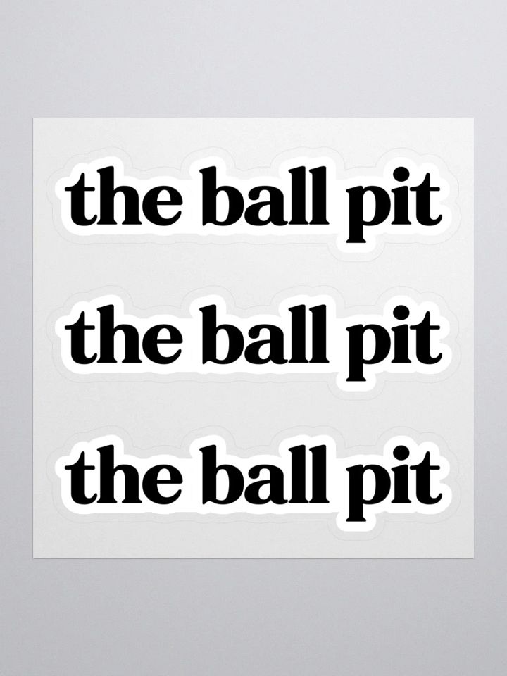 the ball pit - Classic Sticker Sheet product image (1)