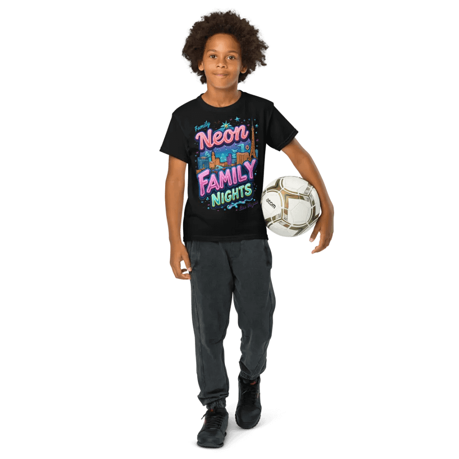 Neon Nights Las Vegas Youth Sports Tee product image (15)