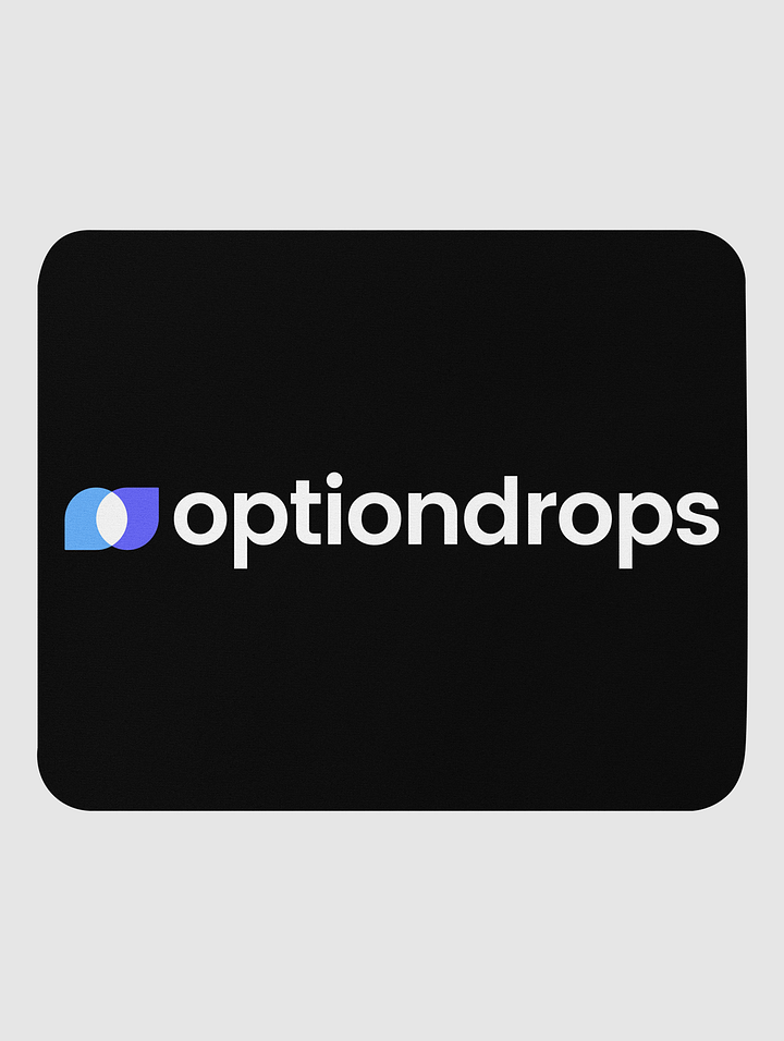 Black Option Drops Mousepad product image (1)