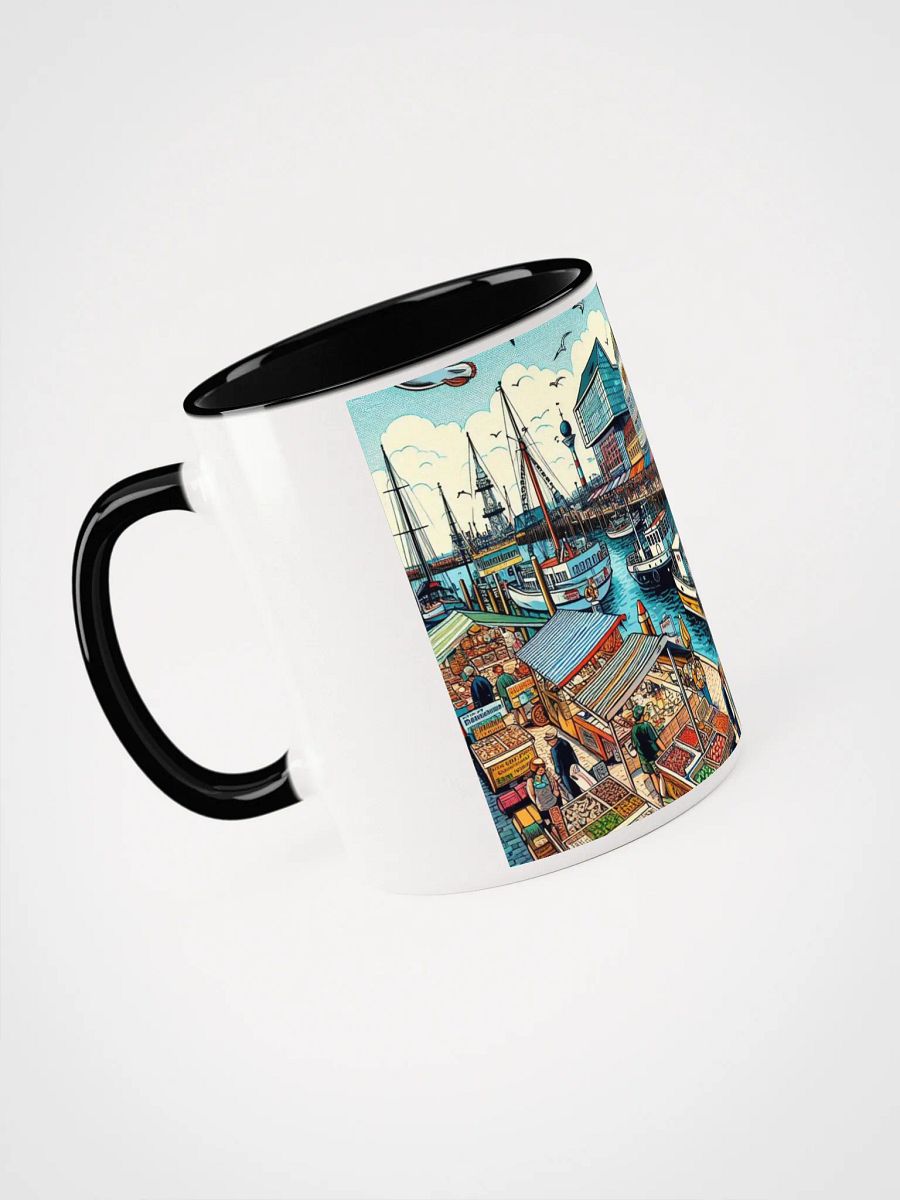 Harbor Hues Ceramic Mug | AI work Bremerhaven product image (35)