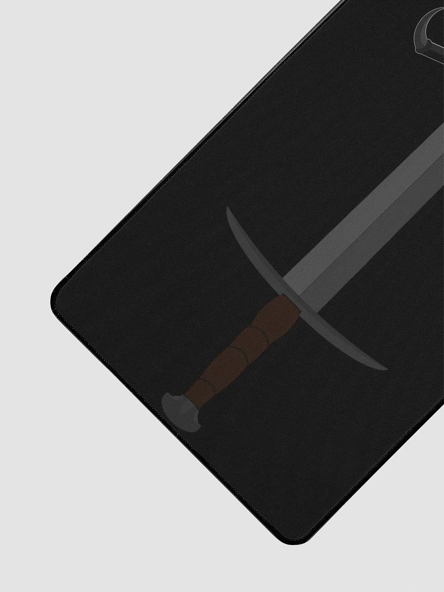 Sword + Logo XXL Mousepad - Black product image (3)